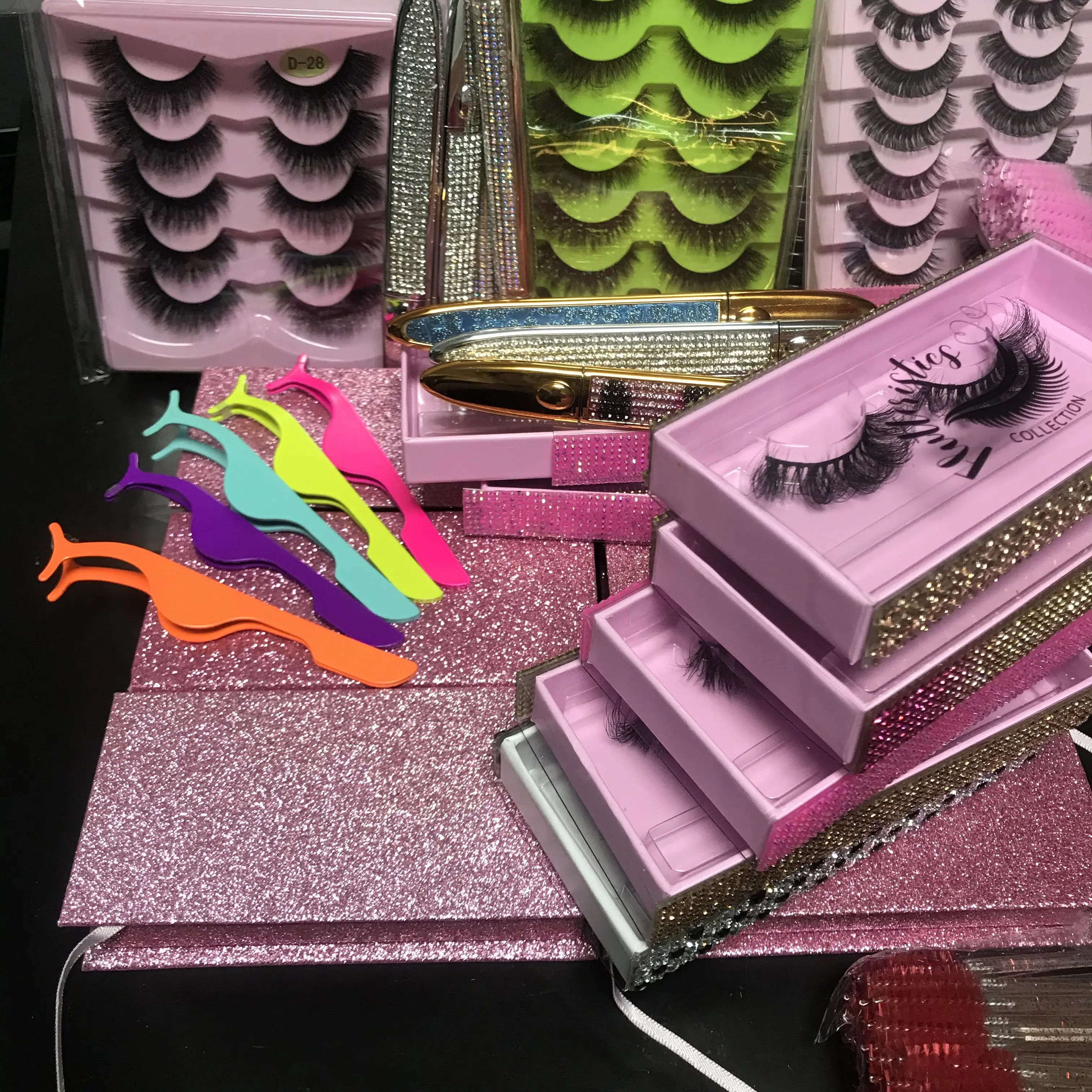 Natural eyelashes human hair natural long false eyelashes vendor natural real fur 25mm 3d mink eyelashes lashes wholesale