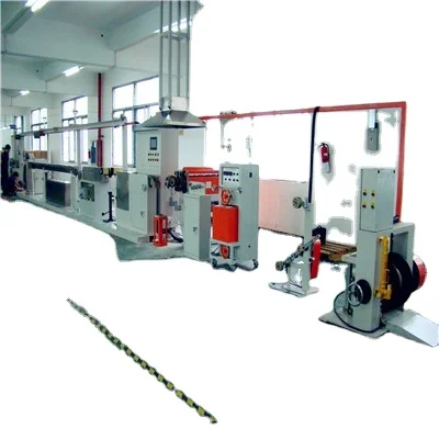 High temperature wire and cable extrusion line with material FEP ,FPA,ETFE.