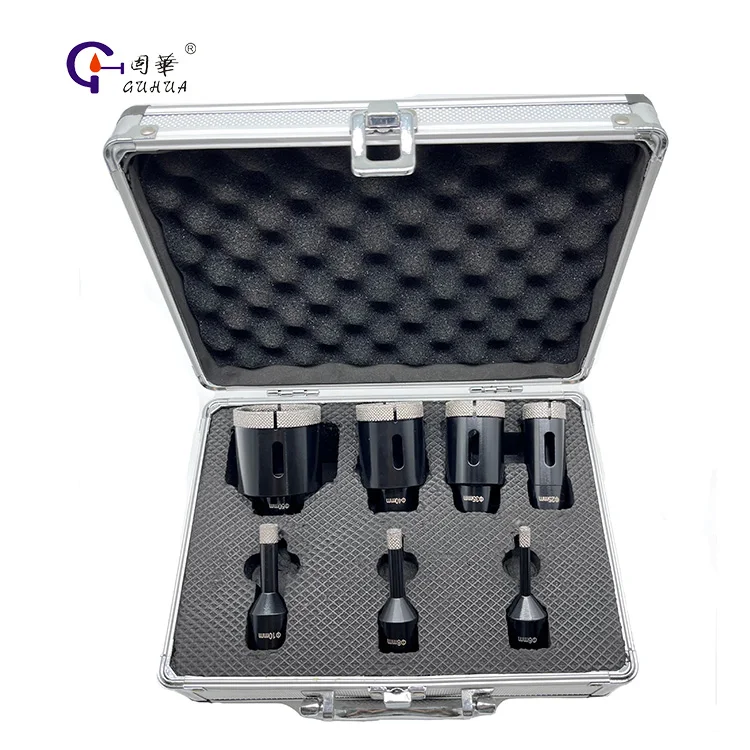 GuHua Best Universal Fit Tile Drill Bits Hole Cutter Diamond Tile Glass Hole Saw Drill Bits for Porcelain Ceramic