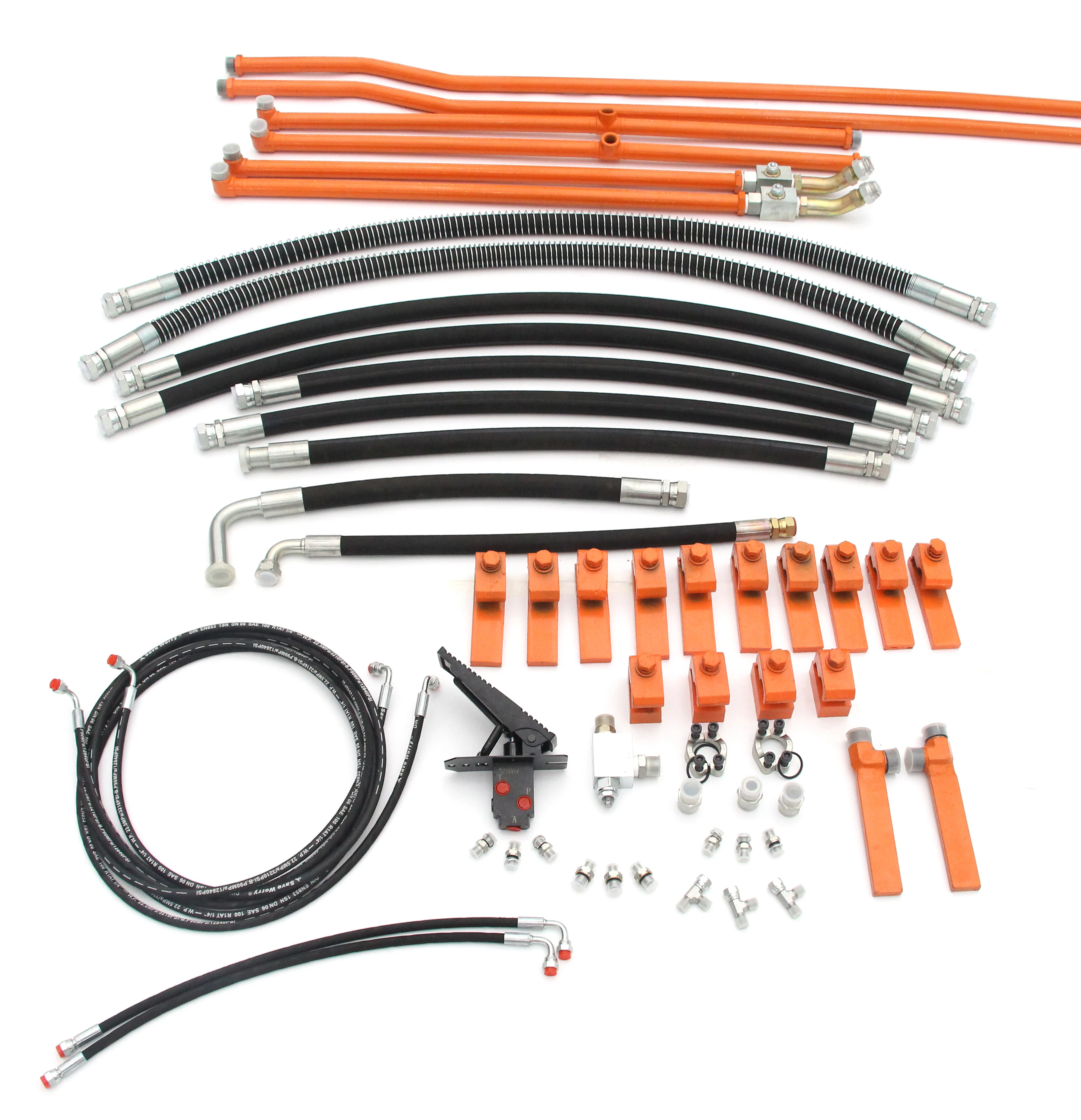 Excavator auxiliary pipe line hammer hydraulic hose couplings rock breaker piping kits for ZX200 ZX210 ZX220 ZX300
