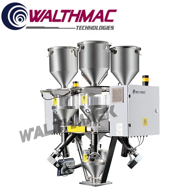 Dosing mixer for plastic pipe extruder blow molding machine loss in weight powder gravimetric batch blender