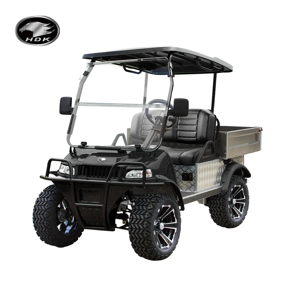 New Energy HDK Off Road Buggy Utility Vehicle for Sale Pick up Truck Mini Jeep Scooter Electric Cart Cargo Box UTV 48V