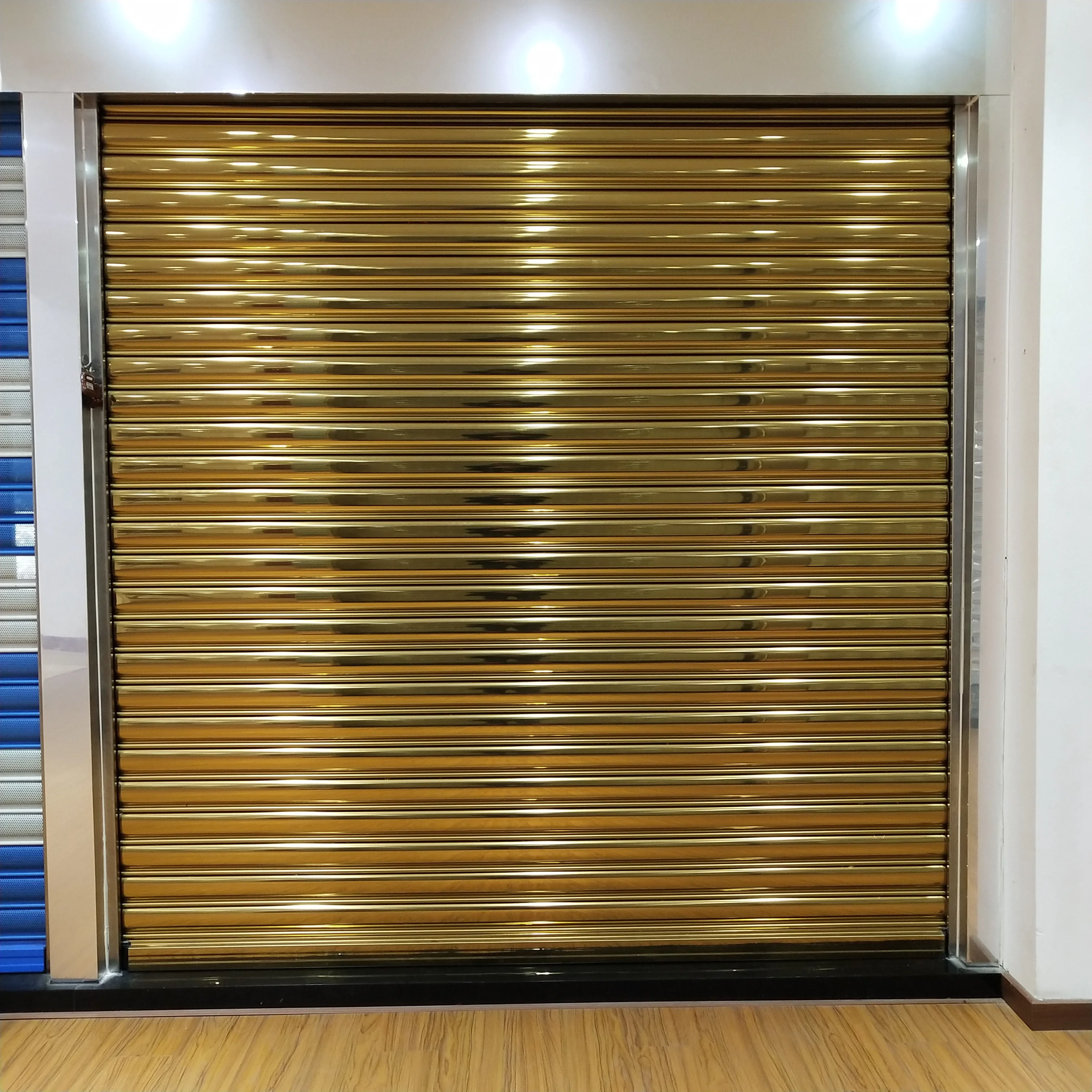 High Quality Industrial Safety Brake Galvanized Steel Roller Shutter Doors