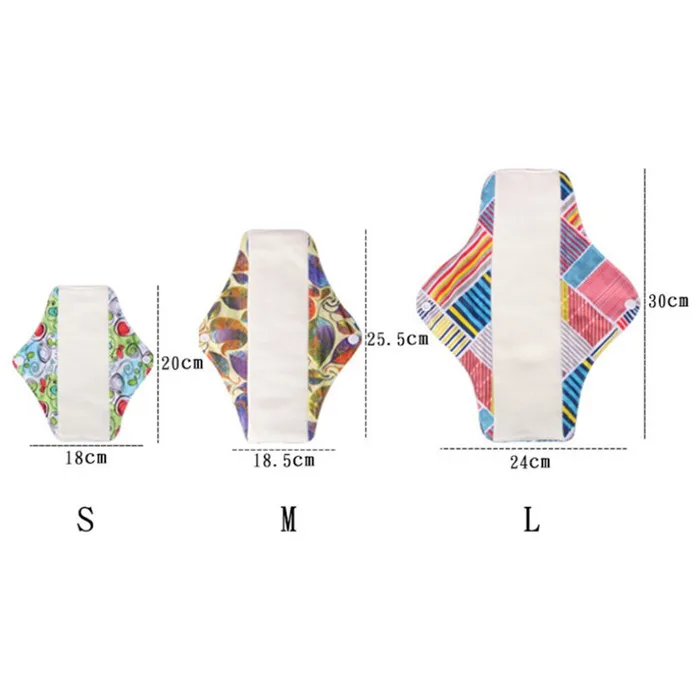 Eco-friendly material reusable pads menstrual sanitary organic for women menstrual pads reusable