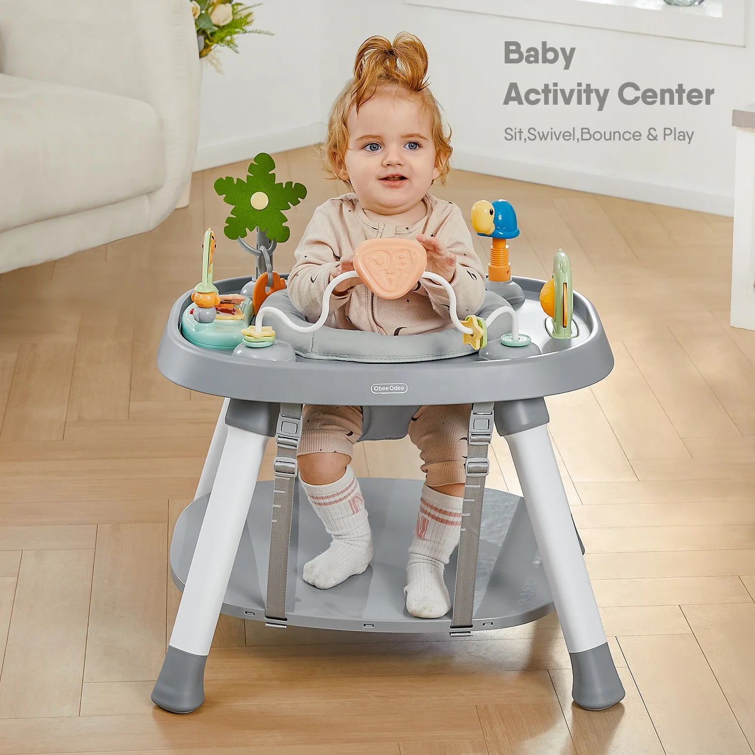 15 in 1 Baby High Chair Convertible Highchair for Babies Toddlers Booster Seats with Tray, High Chairs with Baby Activity Center