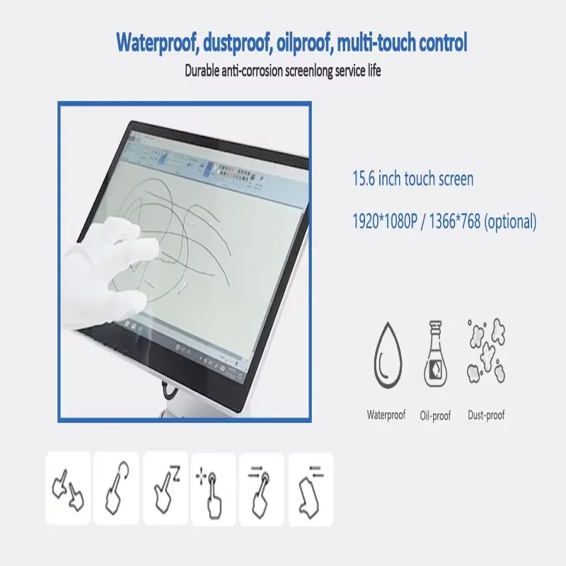 TS156  new product New Pos System retail Android Windows 11 Pos Machine Aluminum alloy ultra-thin panel desktop Cash register