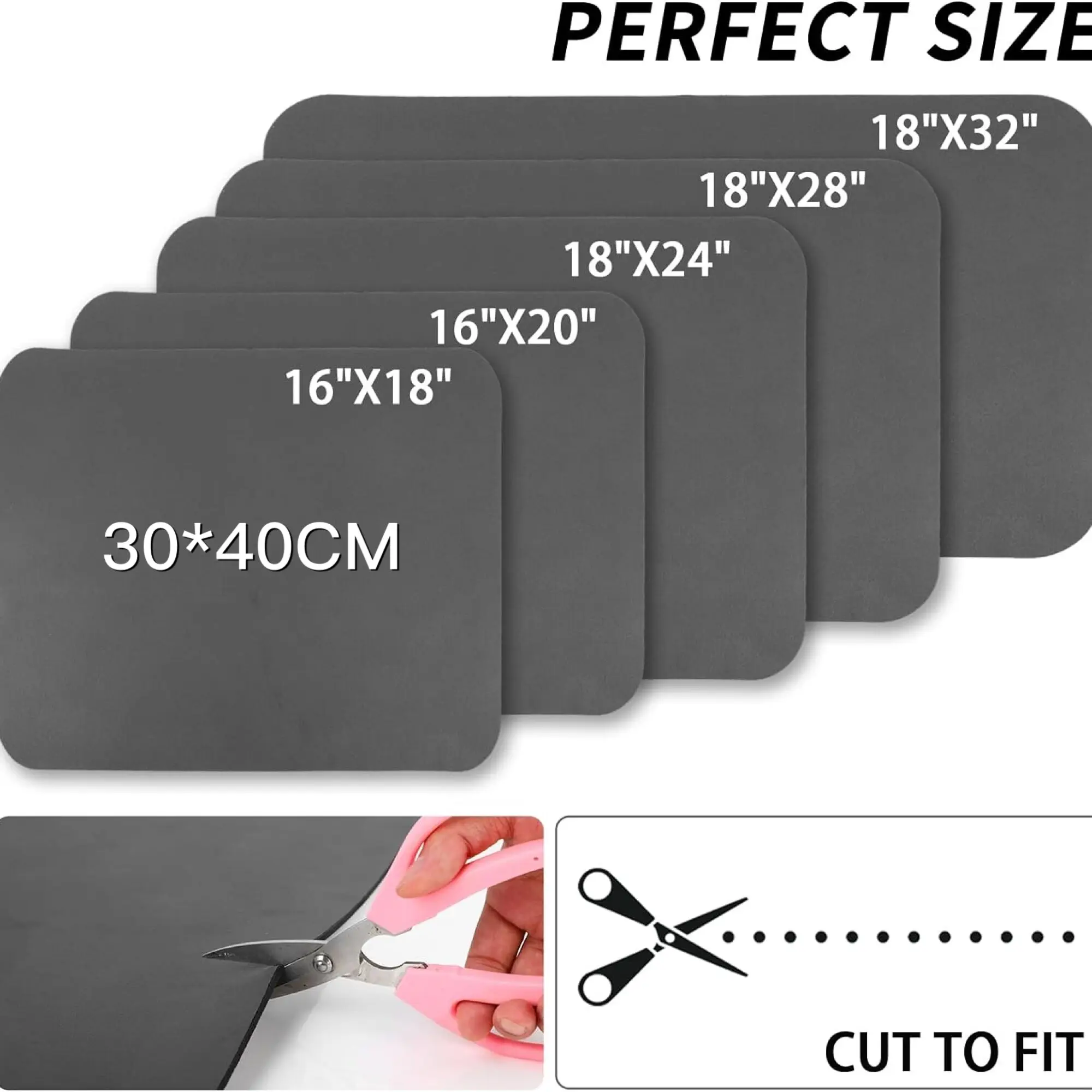 custom new diaomite diatomate rubber absorbent diatomaceous earth foldable diatomite stone dish drying mat for Kitchen Counter