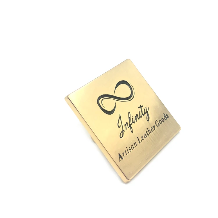 Aircraft lapel Pin Wholesale Promotion Gifts Delicate Decorations Gold Custom Logo Square Metal Tags for Clothing Scarf