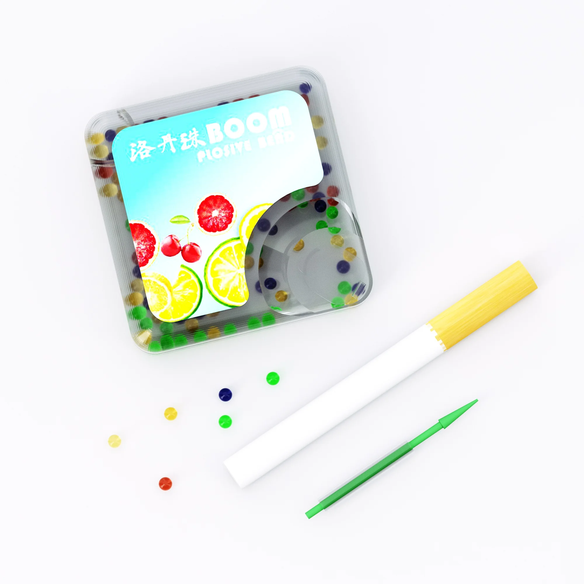Пищевой сорт Multi Flavours Menthol давить мяч сигарета фильтр взрывные