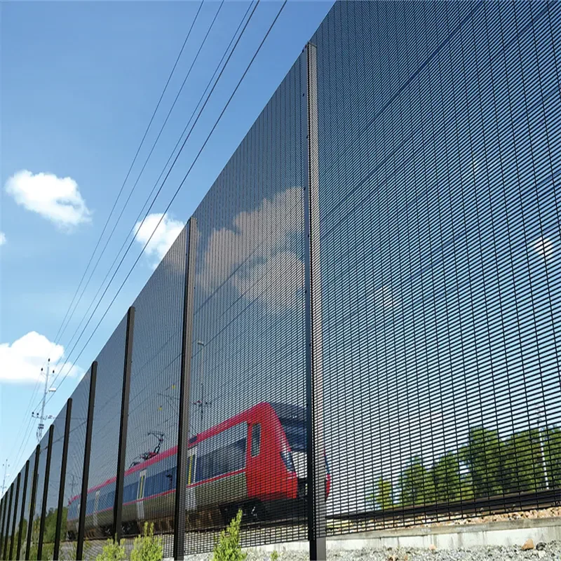 Good rust clearvu fence high security 358 anti climb wire mesh fence panels
