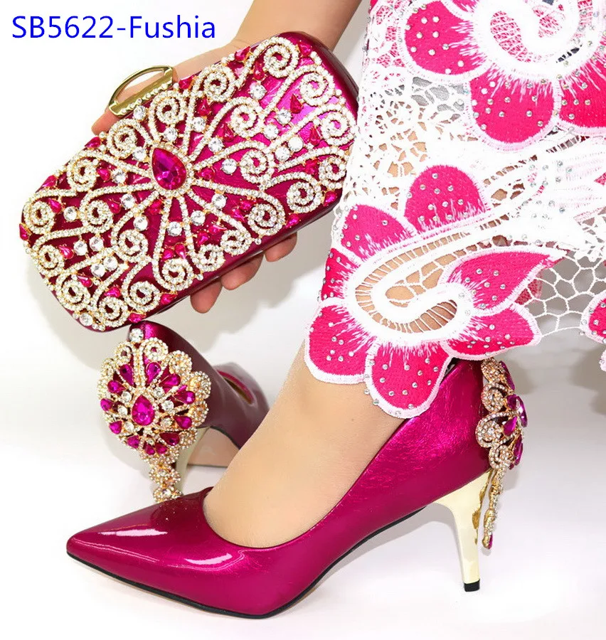 Лидер продаж комплект винно-красной африканской обуви и сумочки модная нигерийская обувь подходящая