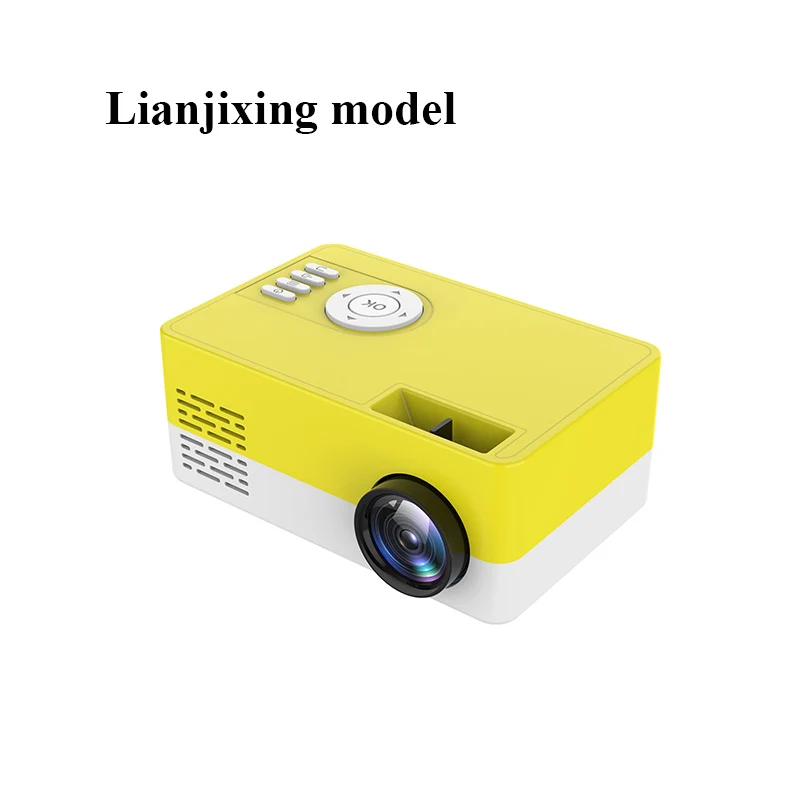 Factory Outlet Hot Network Yellow/Black/Pink/Blue J15 LED Portable 1500lumen 3.5mm 320x240 Pixel Mini Projector Home Media Play