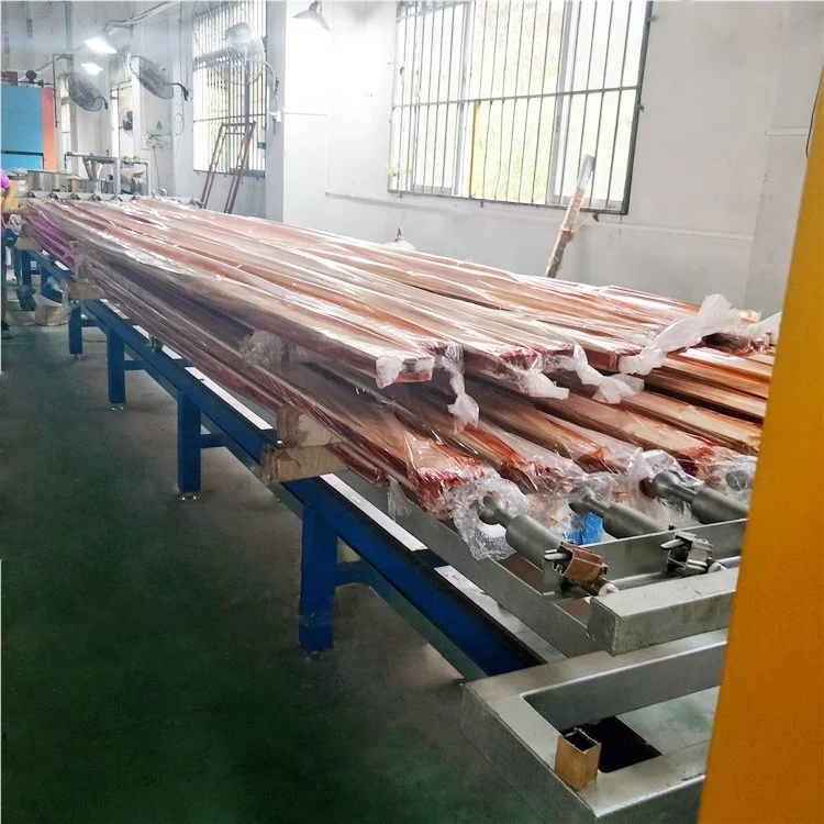 aluminum profile wood grain heat transfer machine with wood paper or wood film