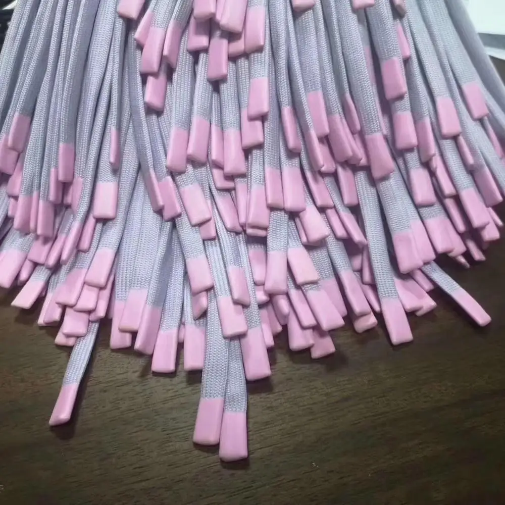 Шнур для толстовки с силиконовым наконечником с покрытием