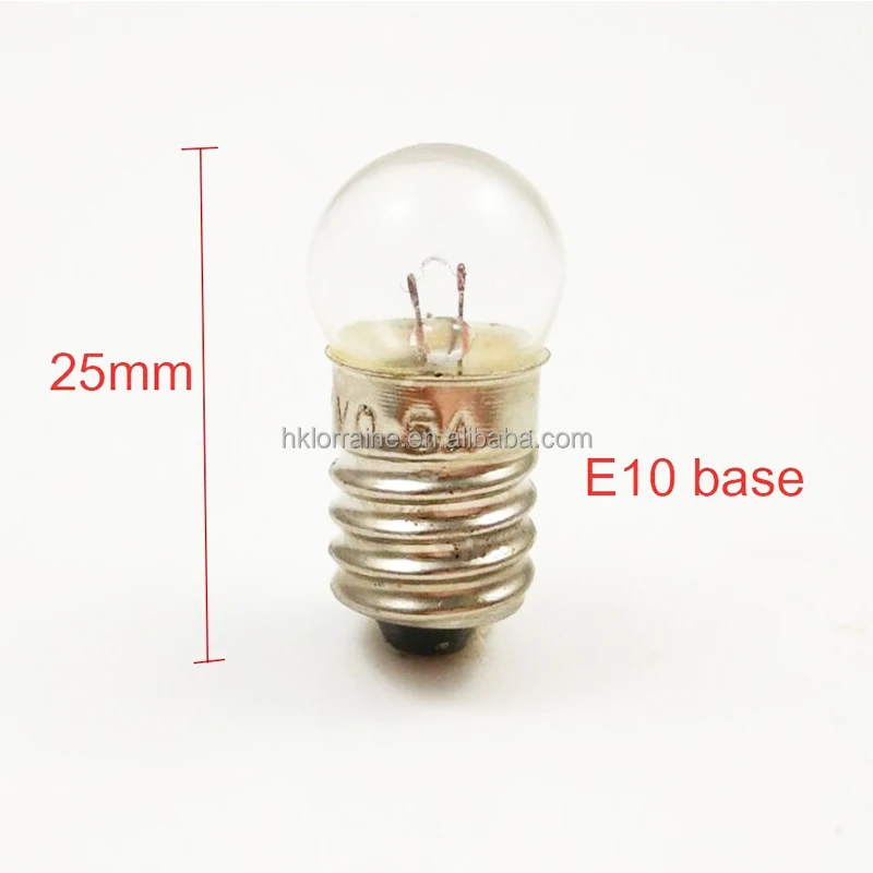 E10 Screw Mini Bulbs 1.5V 0.3A Warm White Bulb Light and E10 Mini Bulb Holder  1.5V / 0.3A 2.4V3.6V3.8V4V4.5V4.8V6V12V 0.2A0.3A