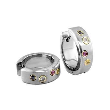 Women Butterfly Stainless Steel Stud Earrings