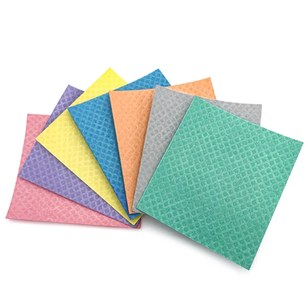 Индивидуальные Многоразовые древесный целлюлозный хлопок Губка Из Целлюлозы блюдо ткань шведского языка для мытья посуды кухни Очистка