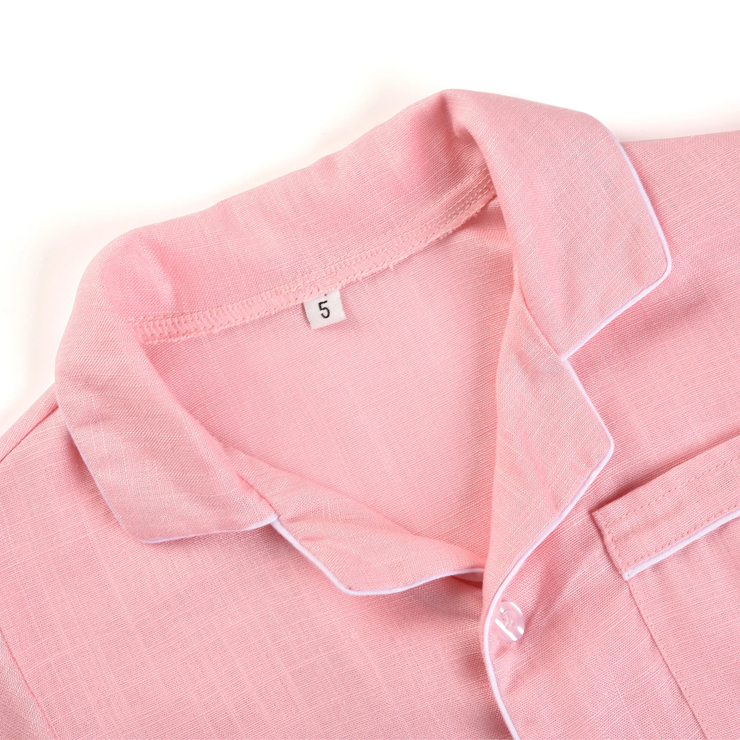 Wholesale Children Pyjamas Clothes Loungewear Set Girls Sleepwear Custom Logo Linen Cotton Kids Pajamas