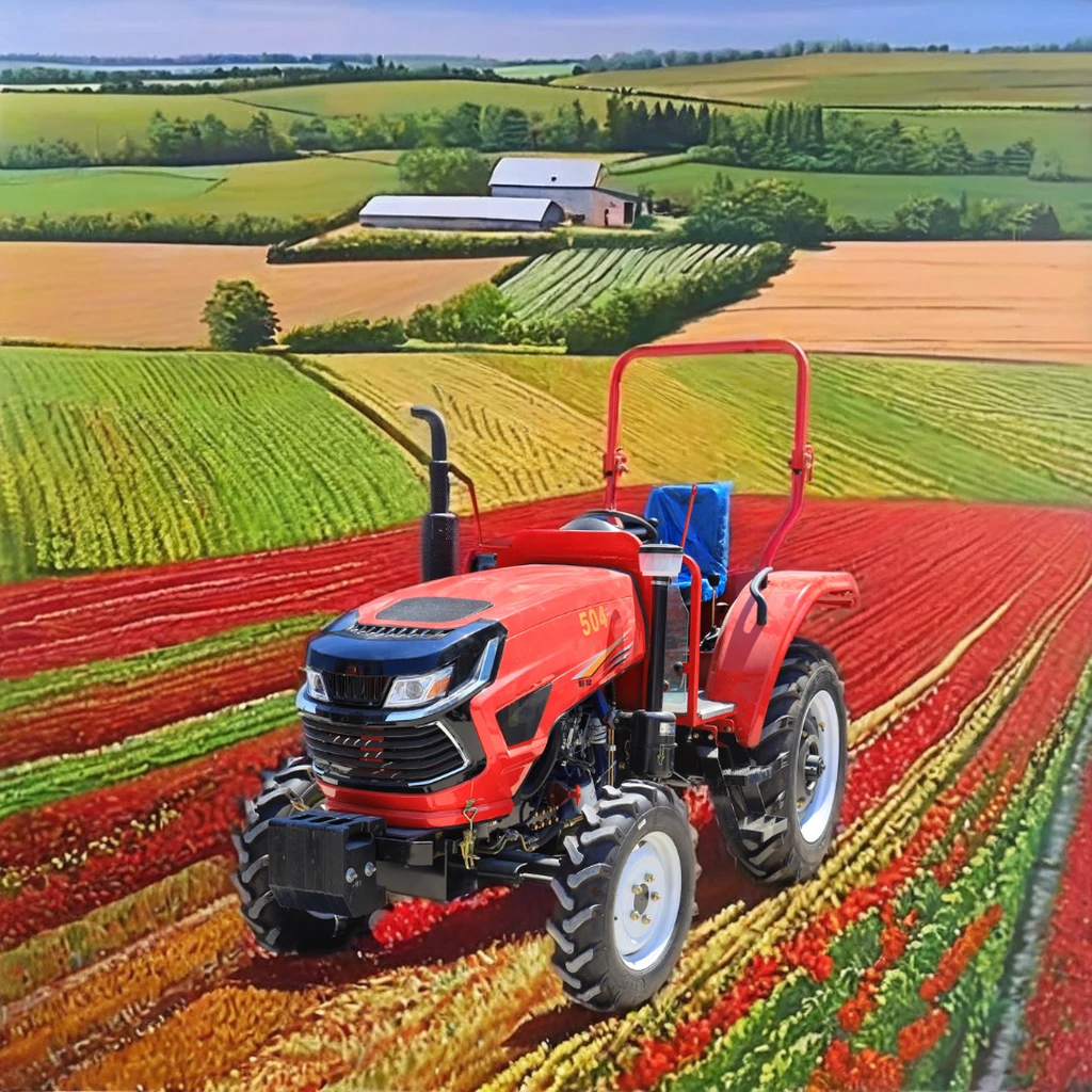 Multi-purpose Farm Tractor Small Farming Agriculture Tractor Machines loader 4x4 80HP Tractors with EPA Engine Certification