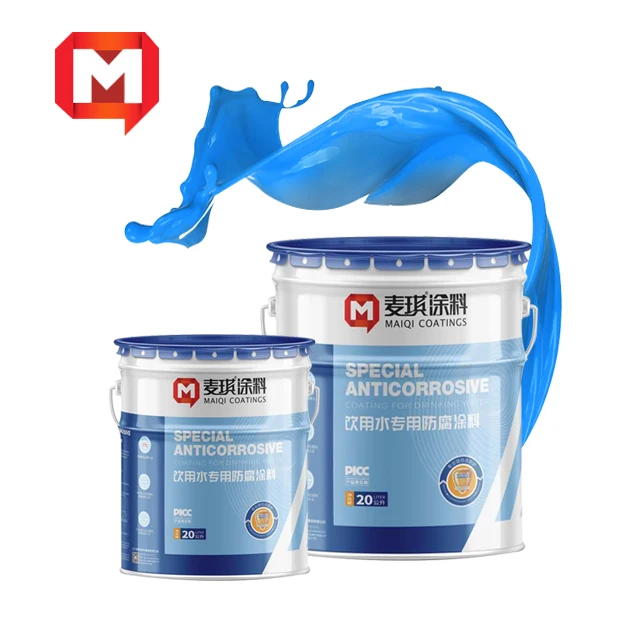 water treatment facility Food Grade Epoxy potable water tank coating Pipeline Anti corrosive Paint