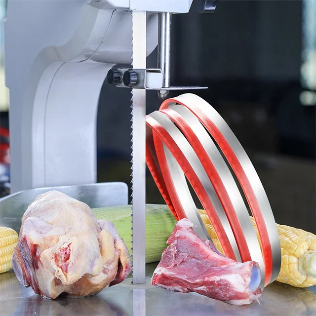 Meat and bone cutting butcher band saw blade 16/19mm band saw blade for frozen food