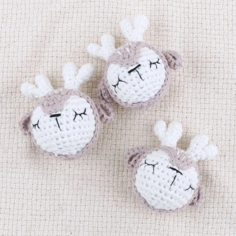 Adorable Animal Crochet Popular Baby Accessories Handwoven Bunny Toddler Crochet Knitted Teeth Toy