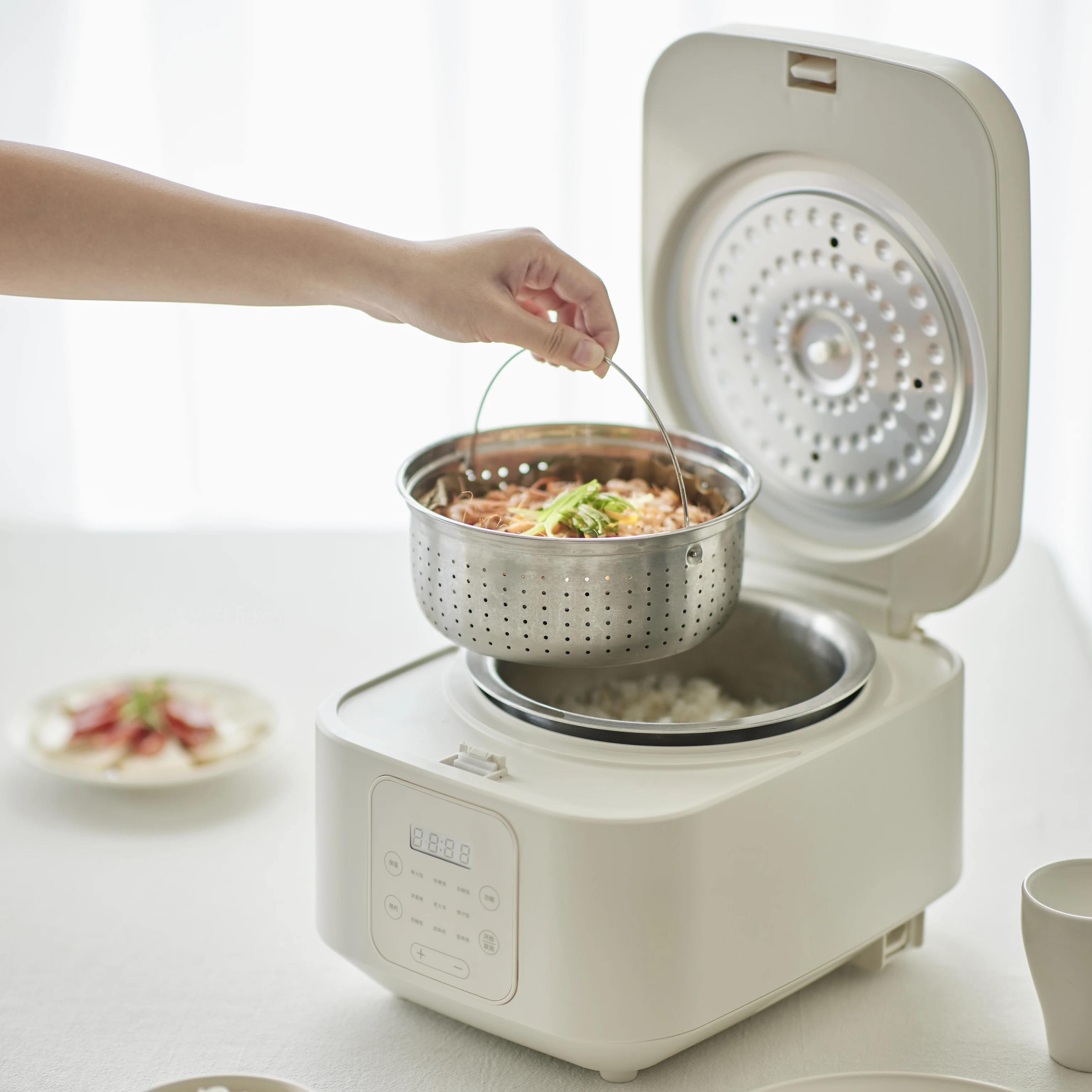 Factory Direct Rice Cooker Multi-function Soup Stew & Rice Cooker Stainless Steel Liner Pot for Low-sugar Steamed Rice