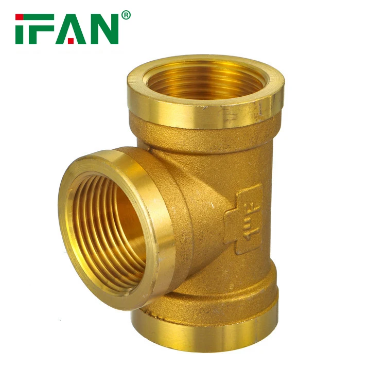 IFAN Factory Direct Sell Brass Tube Fitting 1/2 2 Inch Brass Plumbing Fittings Equal Elbow Socket Forged Brass Fittings