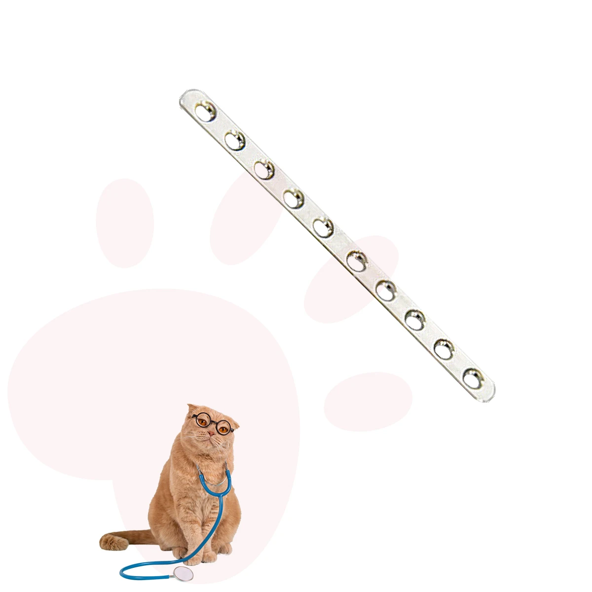 ZMD Pet Bone Implant for Orthopedics 1.0 ALPS Reconstruction Locking Trauma Veterinary Plate