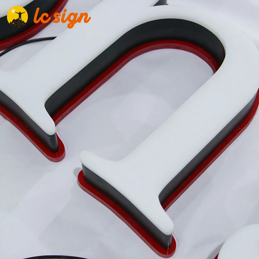 Custom Led Illuminated Logo Sign Brushed Metal Logo 3D Design Personalized Signage Turn your logo into sign Custom Office Sign