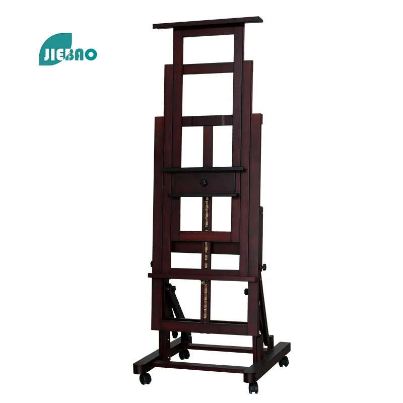 Jiebao wholesale professional master studio drawing  french wooden stand artist easels for painting (1600425943356)