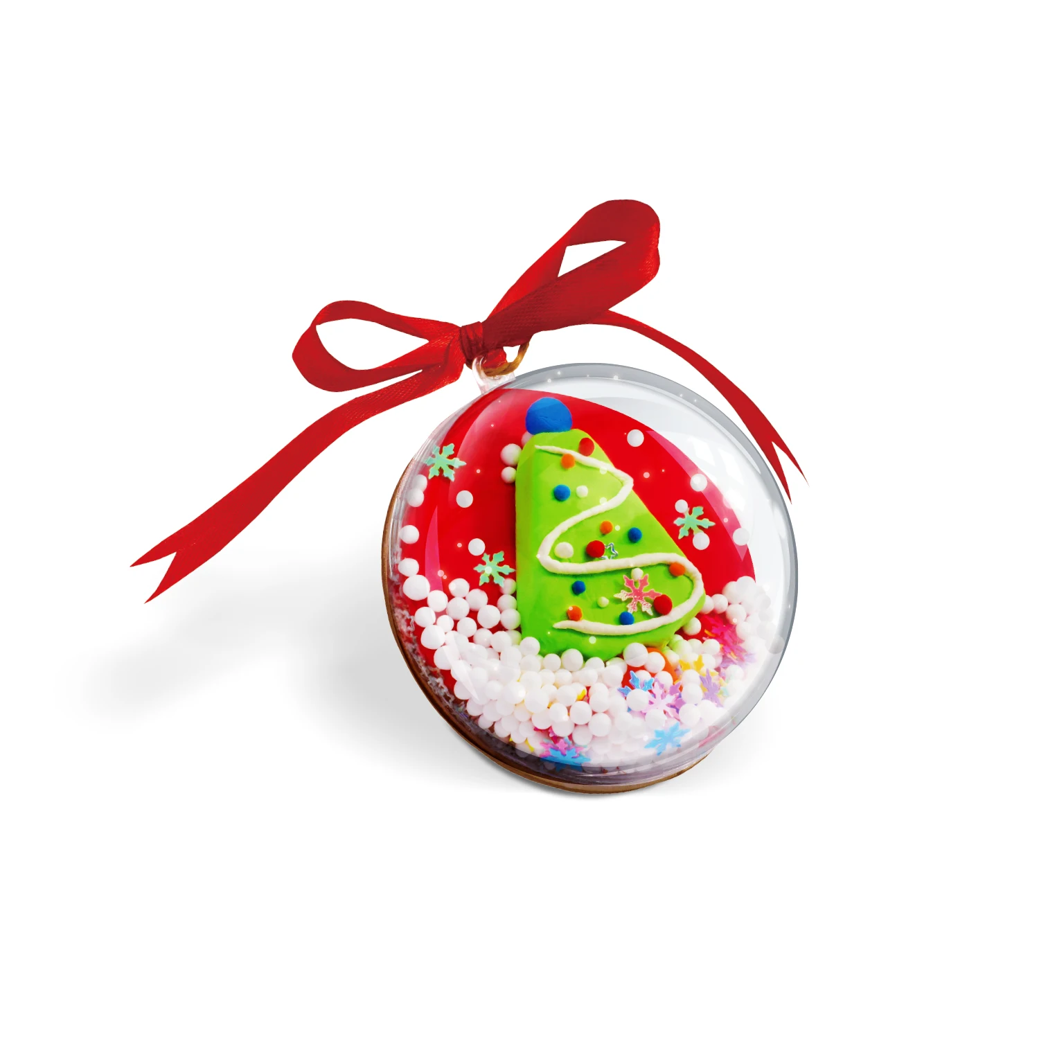 Novelty STEM Magic Surprise Inflatable Christmas Ornament Craft Kit Toys EVA model for Kids