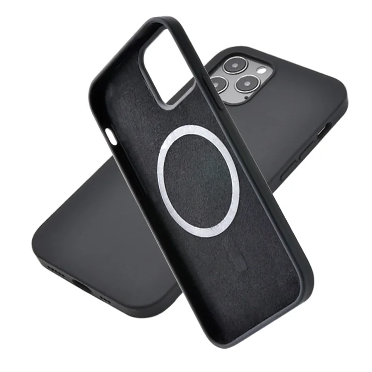 ODM OEM Custom Logo Magsafing Antiscratch Shockproof Magsafes Liquid Silicone Mobile Phone Covers Cases For iPhone 12 pro Max