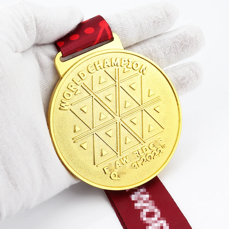 In stock 2022 world champions  medals metal sports medal custom metal medals