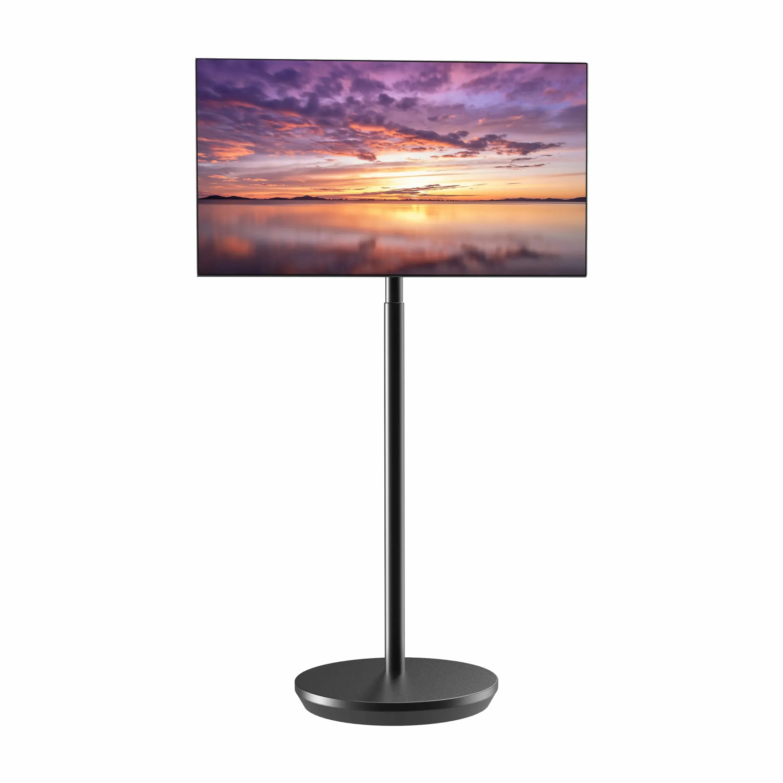 21.5 Inch Battery-power Android Stand Tv In-cell Touch Screen Gym Gaming Live Room Smart Tv Outdoor Live Equipment