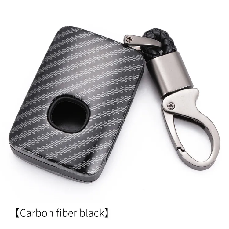 ABS Carbon Fiber Car Key Case Cover Shell For Mazda 3 Alexa CX30 CX-4 CX5 CX-5 CX8 CX-8 CX-30 CX9 CX-9 Protected Fob Accessories