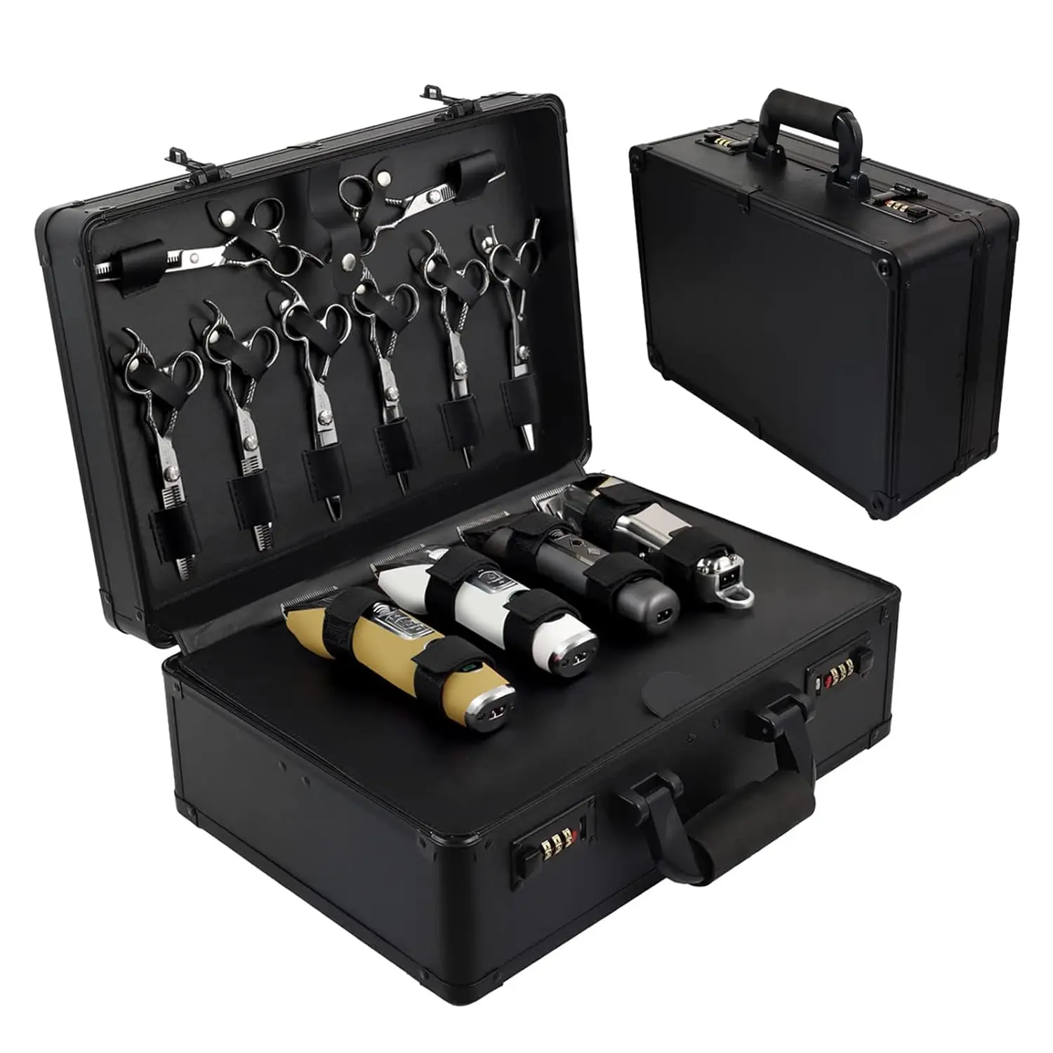 Large  Portable Travel Beauty Salon Tool Kits Storage Carry barber box for Hair Stylist Pet Groomer