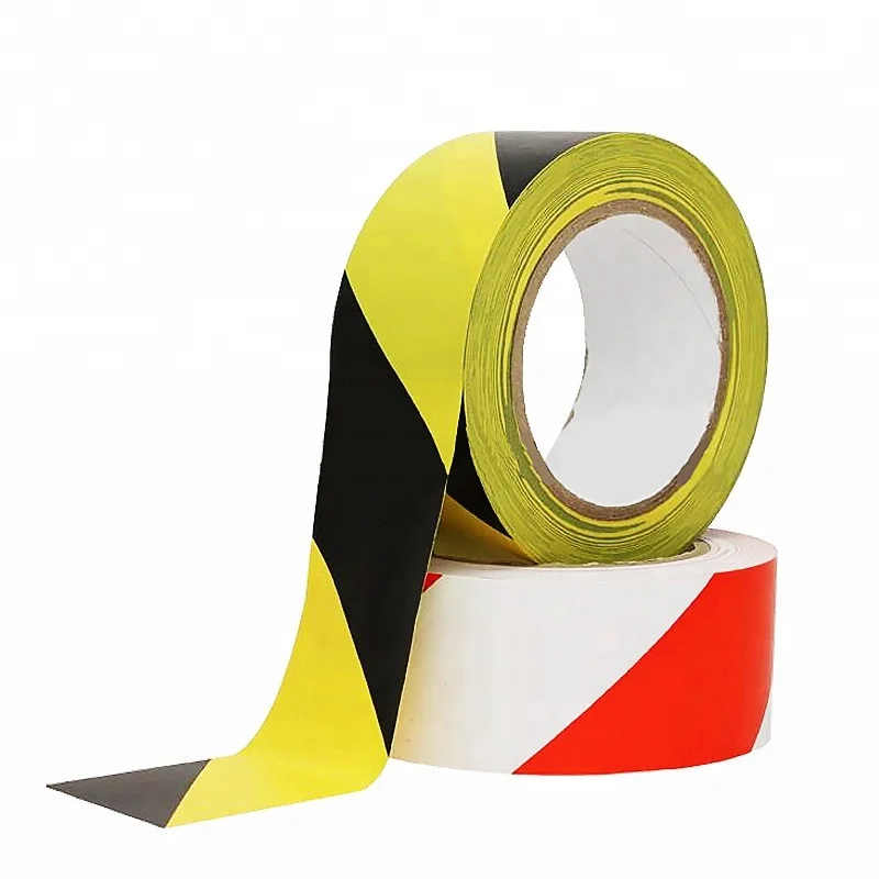 Wholesale custom PVC reflective barrier tape for warning red/black