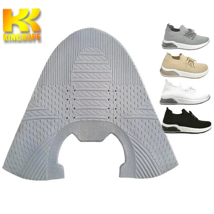 Knit Upper Vamp Shoe Upper Material Breathable Soft Men Kids Unisex OEM Customized Logo Pattern for footwear shoe upper