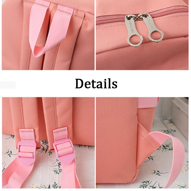 Super September hot selling girls student set bag large capacity 4 in 1 school backpack set bag pack for kids school