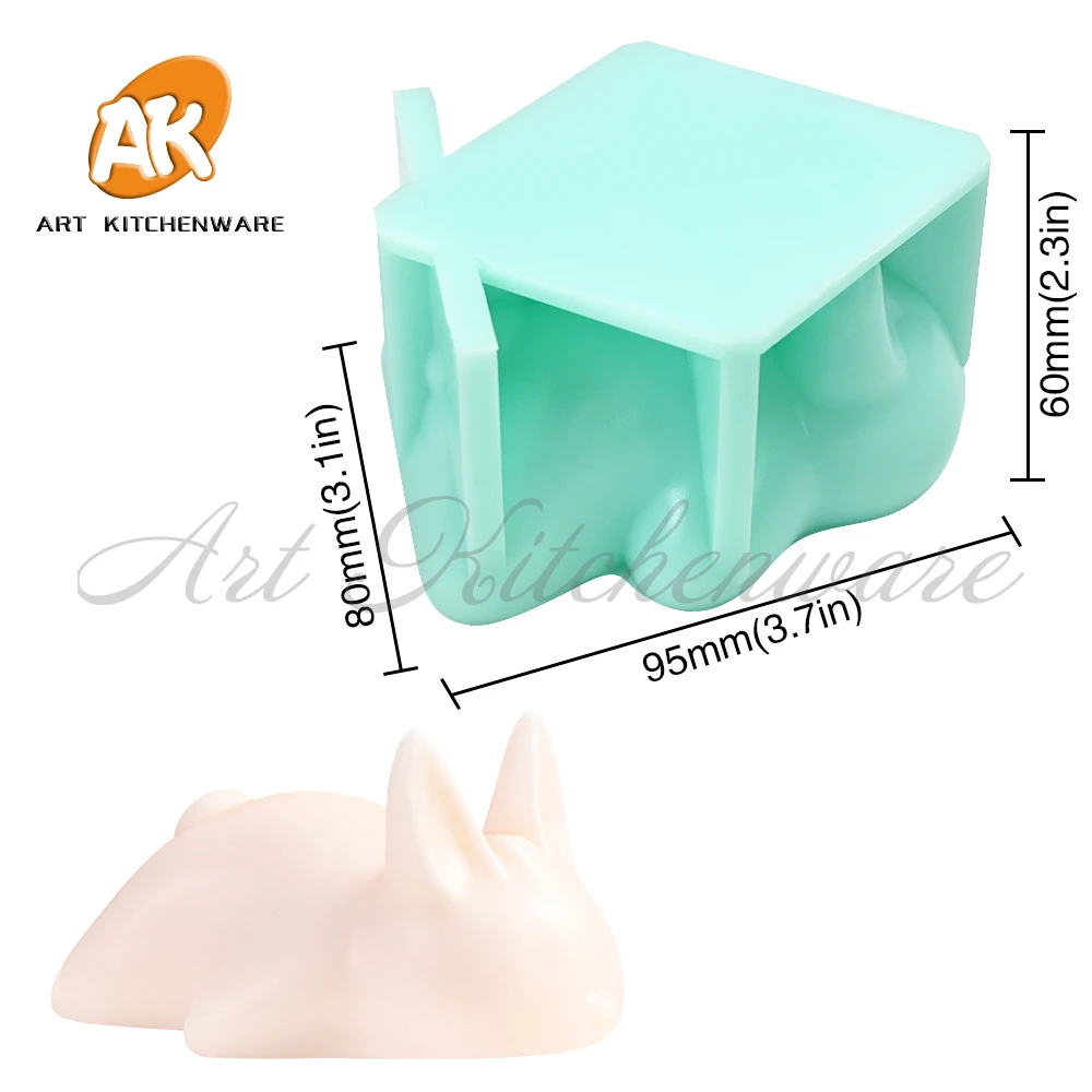 AK Animal Cat Custom Chocolate Soap Candle Silicone Mold Mould Candles for Cake Gypsum Moule Silicone 3d Resin Mold Decoration