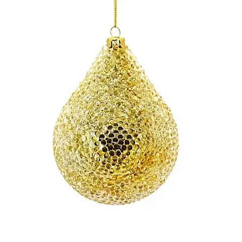 Zhengtian Custom Acrylic Beads Drop-shaped Christmas Ball Ornament Xmas Hanging Tree Decorations for Home Party Decor
