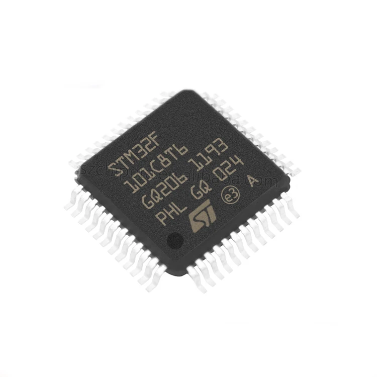 Оригинальный пакет STM32F101 CORTEX M3 ЦП 36 МГц CMOS 48 LQFP STM32F101C8T6