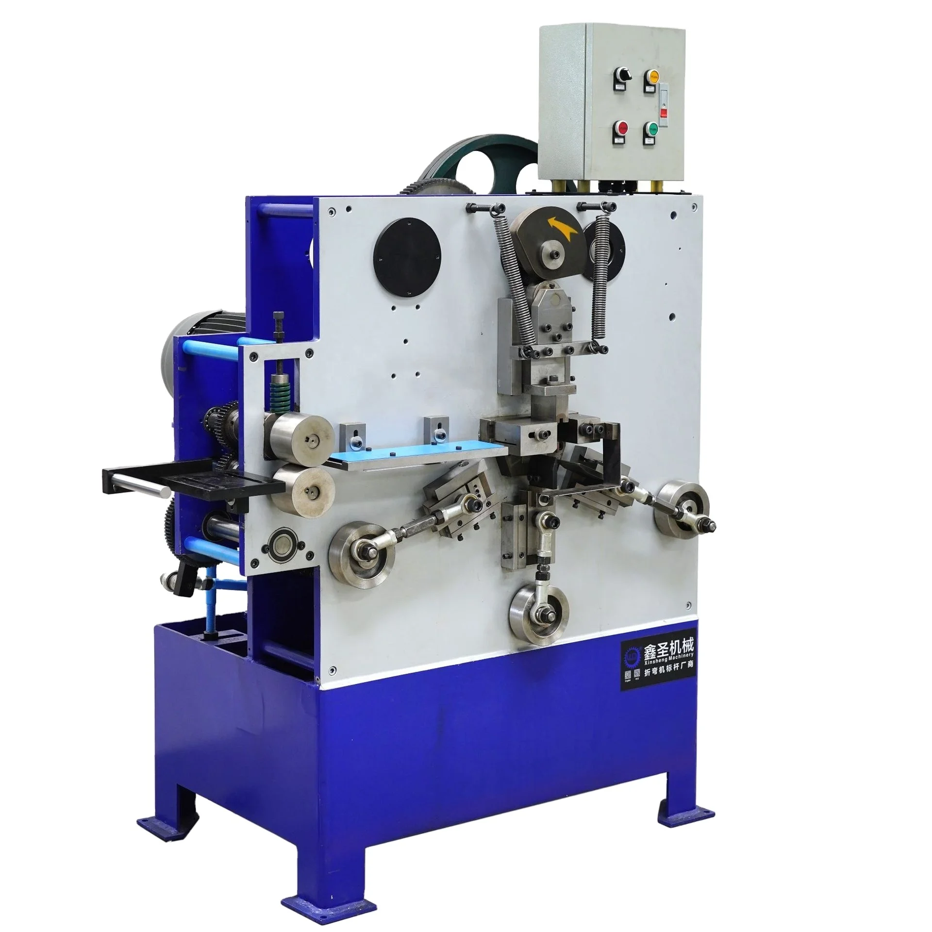 Automatic Mechanical Steel PET Plastic Packing Strip Buckle Making Machine metal Strap Seal Making Machine