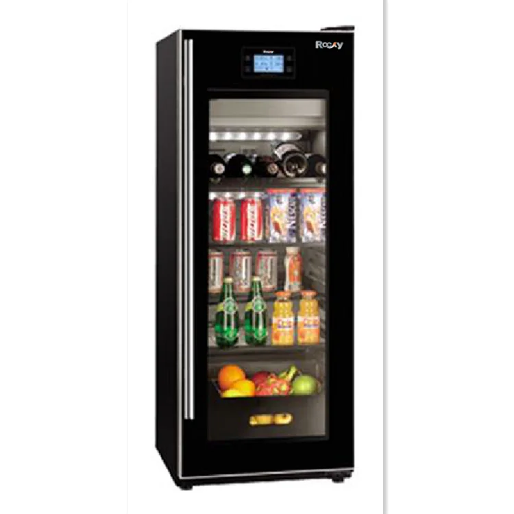 hotel mini bar display fridge glass door  tempered glass for refrigerator door