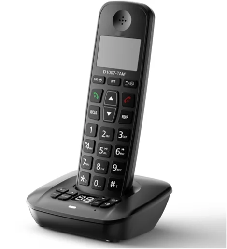 High Quality DECT 5.0 6.0 Wireless Digital VOIP SIP Dect Phone Portable Landline With Unit Base Fixed Wireless Telephone