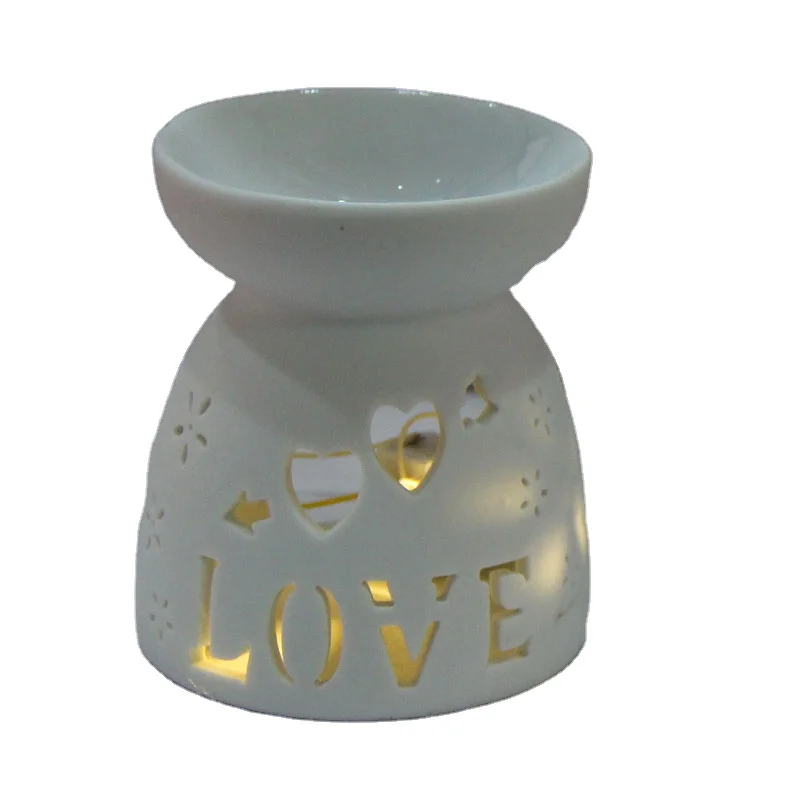 Hot Selling Aroma Porcelain Fragrance incense burner Ceramic Essential Oil Burner
