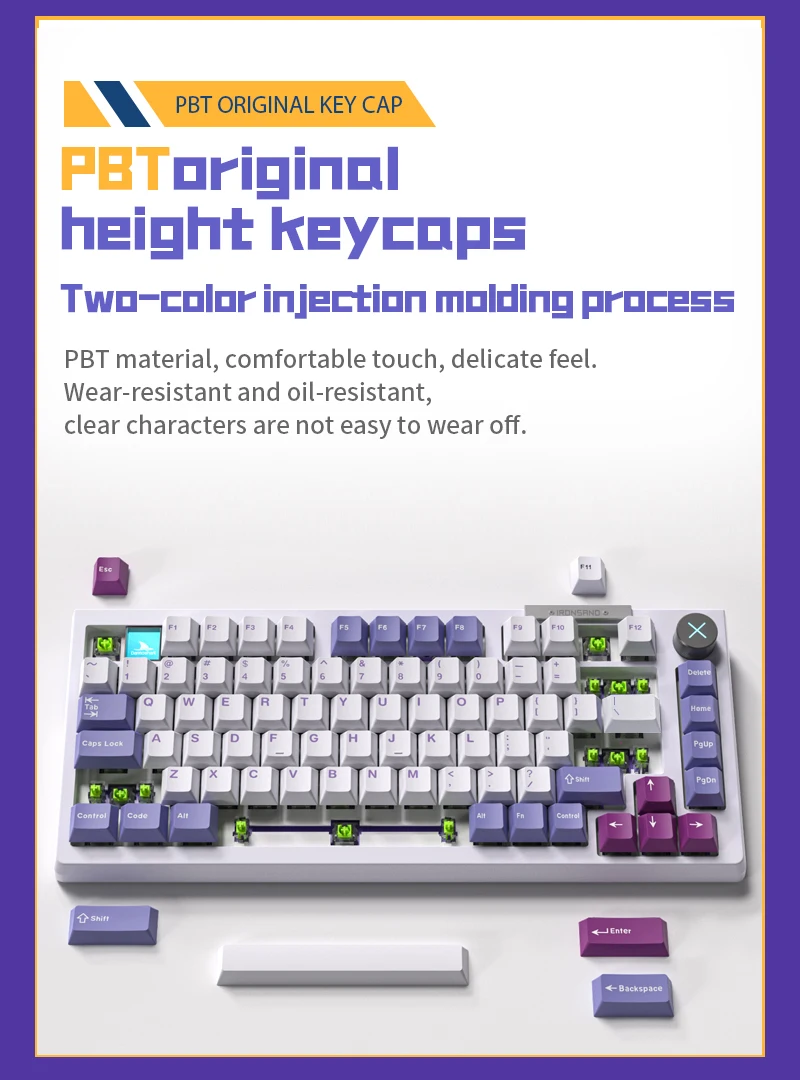 Hot Sale Top 75 81 Keys Gaming Keyboard Wireless 2.4G Mechanical Keyboards hot swap RGB kb for professional gamers PBT keycaps