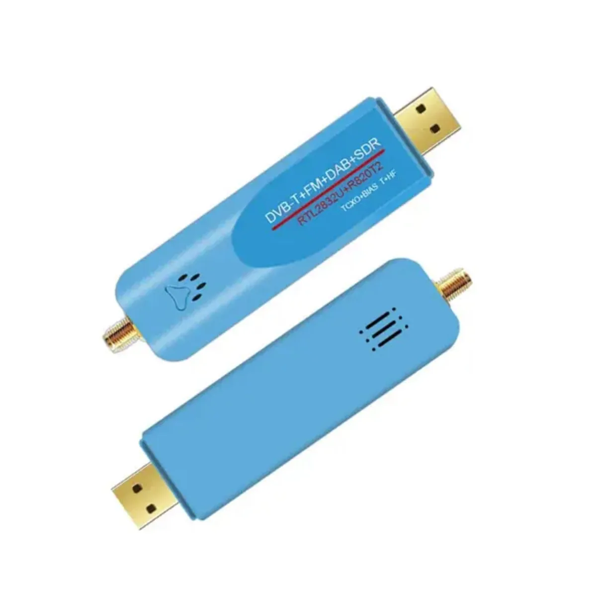 TCXO + смещение HF USB2.0 Blue TV Stick DAB FM DVB-T RTL2832U R820T SDR радиоприемник RTL-SDR ИК пульт с