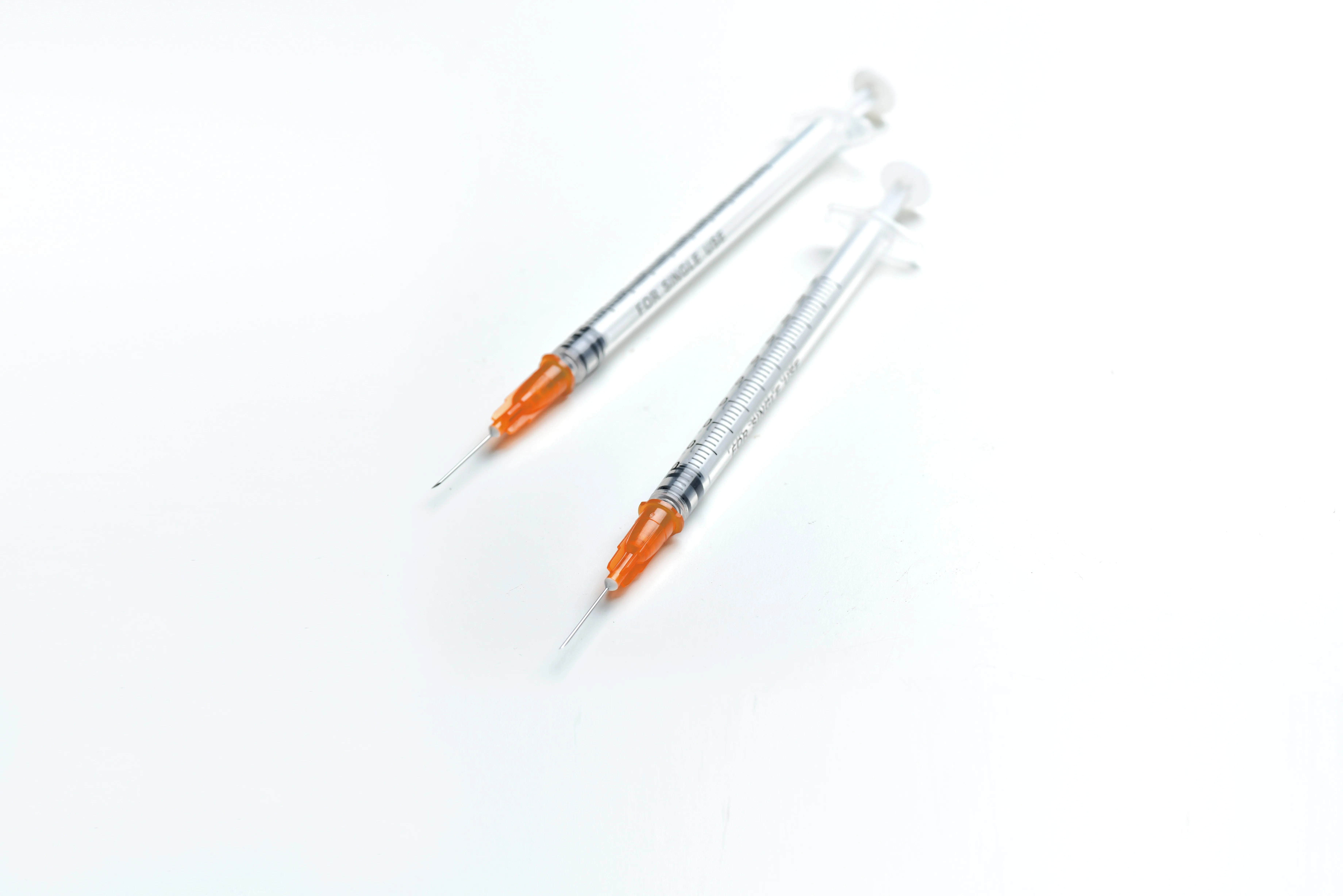 Wuzhou Medical High Quality CE ISO 1ml Insulin Syringe sterile with 31g 32g 33g needle
